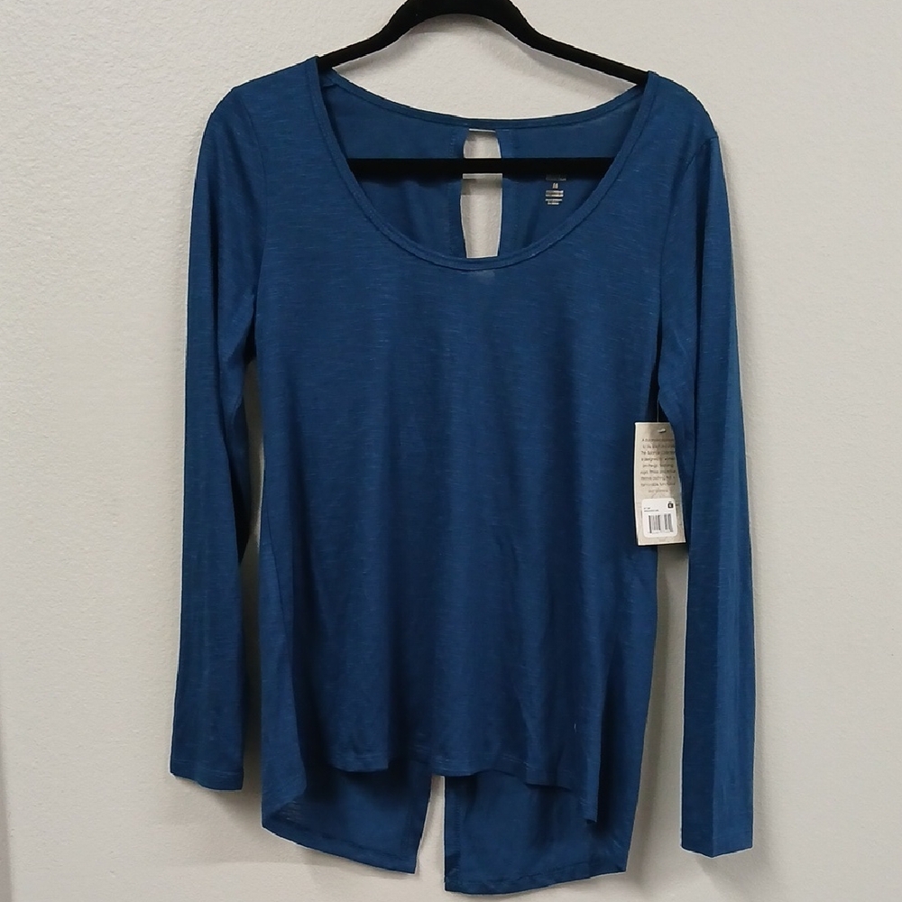 Balance Collection Teal Long Sleeve Top